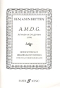 A.M.D.G. - Ad majorem Dei gloriam for mixed chorus a cappella (piano for rehearsal only)
