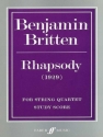 Rhapsody for string quartet (score)  String quartet/trio