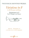 Variations in F for trumpet and piano