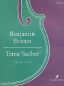 Tema Sacher for cello solo