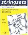 Peer Gynt Suite for string orchestra score and parts (4-4-2--2-3-1)