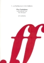 5 Variations on Rule Britannia for orchestra score