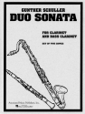 Gunther Schuller, Duo Sonata Clarinet and Bass Clarinet Buch