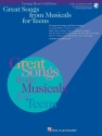 Great Songs from Musicals for Teens Low Voice Buch + Online-Audio