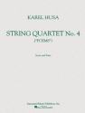 Karel Husa, String Quartet No. 4 Streichquartett Partitur + Stimmen