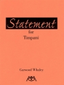 Garwood Whaley, Statement for Timpani Timpani Buch