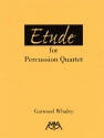 Garwood Whaley, Etude for Percussion Quartet Percussion Quartet Partitur + Stimmen