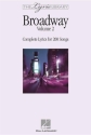 The Lyric Library: Broadway Volume II Lyrics Buch