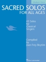 Sacred Solos for All Ages - Medium Voice Medium Voice Buch