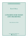 Karel Husa, Concerto for Violin and Orchestra Violine und Klavier Buch