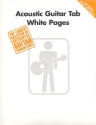 Acoustic guitar white pages 150 songs 1000 pages songbook voice/guitar/tab