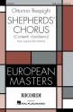 Ottorino Respighi, Shepherds Chorus from Laud to the Nativity Chor Blatt