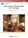 Favorite Spanish Art Songs High Voice Buch + Online-Audio