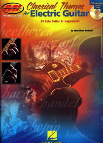 Classical themes (+CD) for electric guitar 25 solos guitar arrangements with tab