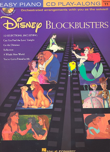 Disney Blockbuster (+Play Along Audio Access )  10 selections