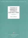 Hans Uwe Hielscher, Variations On Immortal, Invisible, God Only Wise Orgel Buch