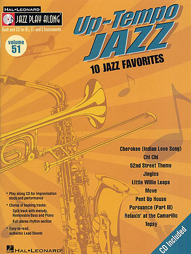 Up-Tempo Jazz (+CD): for Bb, Eb and C-Instruments Jazz Playalong Vol.51