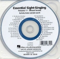 Essential Sight-Singing Vol. 1 Mixed Voices Chor CD