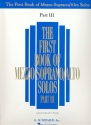 The first Book of Mezzo-Soprano / Alto Solos vol.3 for voice and piano