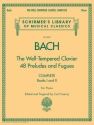The well-tempered Clavier vol.1-2 for piano