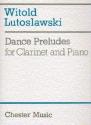 Dance Preludes for clarinet and piano