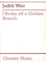 I Broke off a Golden Branch for violin, viola, cello, double bass and piano Score and Parts