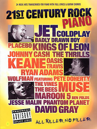 21st century rock piano: for vocal/piano/guitar 24 rock hits