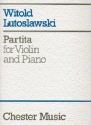 Partita for violin and piano