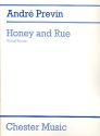 Honey and Rue for Soprano and Orchestra Vocal Score
