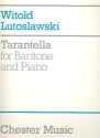 Tarantella for baritone and piano