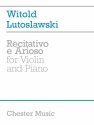 Recitativo e arioso for violin and piano