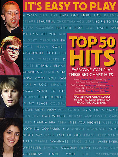 It's easy to play Top 50 Hits vol.5 songbook piano/vocal/guitar