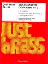 BRANDENBURG CONCERTO NO.3 FOR BRASS ENSEMBLE, SCORE+PARTS JUST BRASS 59