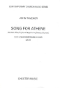 Song for Athene for mixed chorus a cappella score