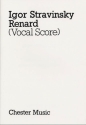 RENARD VOCAL SCORE (EN/FR) A BURLESQUE FOR THE STAGE BASED ON POPULAR RUSSIAN FOLK-TALES