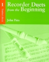 Recorder Duets from the Beginning Vol.1 Teacher's Book Pitts, John, Bearb.