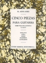 5 piezas sobre temas de la pelicula La gata para guitarra