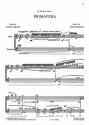 PRIMAVERA FOR SOPRANO AND FLUTE SCORE