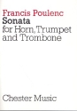 Sonata for horn, trumpet and trombone study score