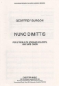 Nunc Dimittis for 2 treble (soprano) solists and mixed chorus (satb) a cappella,  score