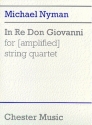 In re Don Giovanni for string quartet, score