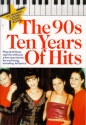 THE 90S TEN YEARS OF HITS: KEYBOARD CHORD SONGBOOK SONGBOOK WITH EASY CHORDS AND FULL LYRICS