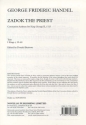 Zadok the Priest for 7 voices (mixed chorus) and piano (organ) score