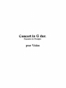 Konzert G-Dur op.34 fr Violine und Klavier (1. Lage)