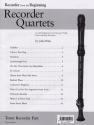 Recorder from the Beginning recorder quartets tenor recorder