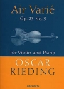 Air vari op.23,3 for violin and piano