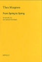 From Spring to Spring for Marimba and Wind Chimes ad lib.