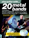 Play guitar with 20 Metal Bands (+CD): songbook voice/guitar/tab