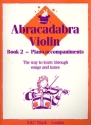 Abracadabra Violin vol.2 piano accompaniments