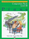 Alfred's Basic Piano Composition Book Level 1B for piano Piano teaching material